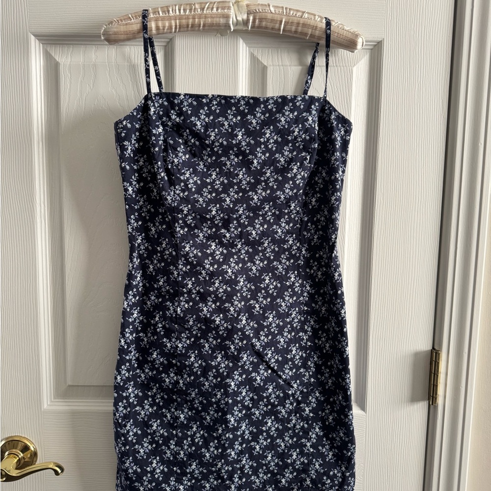 The Limited Navy and White Floral Mini Dress